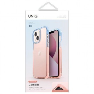 UNIQ etui Combat Duo iPhone 13 6,1" niebiesko-różowy/blue-pink