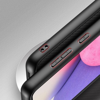 Dux Ducis Fino case is nylon covered Samsung Galaxy A33 5G black