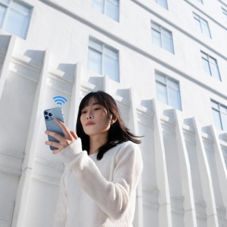 Baseus T2 Pro chytrý GPS tracker na klíče od dětské kabelky bílý (FMTP000002)