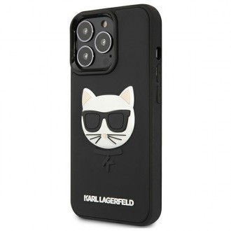 Karl Lagerfeld KLHCP13XCH3DBK 13 Pro Max 6,7" czarny/black hardcase 3D Rubber Choupette