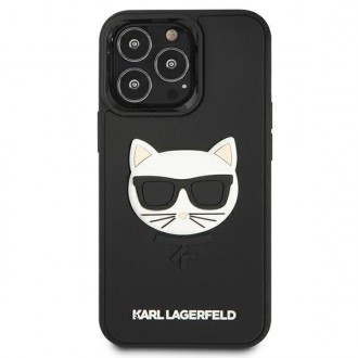 Karl Lagerfeld KLHCP13XCH3DBK 13 Pro Max 6,7" czarny/black hardcase 3D Rubber Choupette