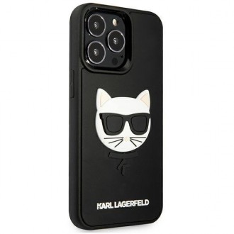 Karl Lagerfeld KLHCP13XCH3DBK 13 Pro Max 6,7" czarny/black hardcase 3D Rubber Choupette