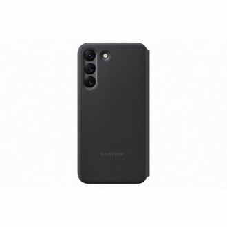Pouzdro Samsung LED View Cover s LED displejem pro Samsung Galaxy S22 černé (EF-NS901PBEGEE)