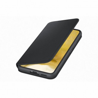 Pouzdro Samsung LED View Cover s LED displejem pro Samsung Galaxy S22 černé (EF-NS901PBEGEE)