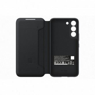 Pouzdro Samsung LED View Cover s LED displejem pro Samsung Galaxy S22 černé (EF-NS901PBEGEE)