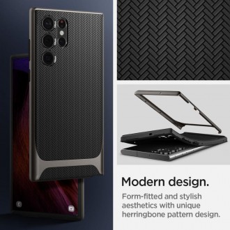 Spigen NEO HYBRID GALAXY S22 ULTRA GUNMETAL