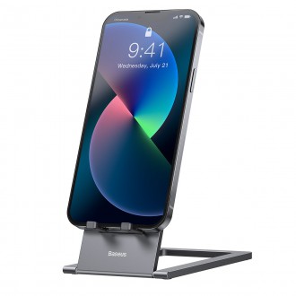 Baseus skládací stolní stojan držák na tablet šedý (LUKP000013)