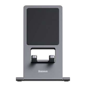 Baseus skládací stolní stojan držák na tablet šedý (LUKP000013)