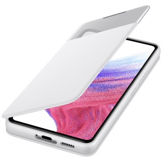 Knihovna Samsung S View Wallet Cover Galaxy A53 5G bílá (EF-EA536PWEGEE)