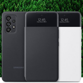 Knihovna Samsung S View Wallet Cover Galaxy A53 5G bílá (EF-EA536PWEGEE)