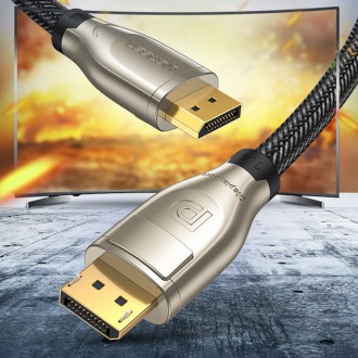 Ugreen cable, DisplayPort 1.4, 2m gray (DP112)