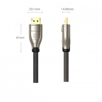Ugreen cable, DisplayPort 1.4, 2m gray (DP112)