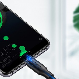 Ugreen cable USB cable - USB Type C Quick Charge 3.0 3A 0.25m black (US287 60114)