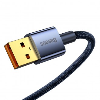 Kabel Baseus Explorer Series Kabel USB – USB Typ C 100W 1m modrý (CATS000203)