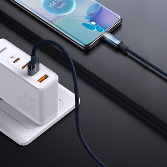 Kabel Baseus Explorer Series Kabel USB – USB Typ C 100W 1m modrý (CATS000203)