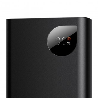 Powerbanka Baseus Adaman 20000mAh 30W černá + kabel USB typu C (PPAD030001)