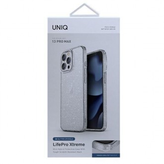 UNIQ etui LifePro Xtreme iPhone 13 Pro Max 6,7" przezroczysty/tinsel lucent