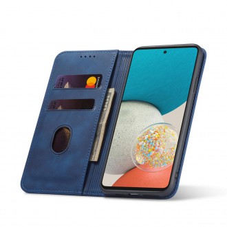 Magnet Fancy Case Case For Samsung Galaxy A53 5G Pouch Card Wallet Card Stand Blue