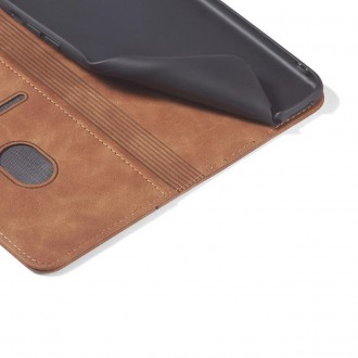 Magnet Fancy Case Case For Samsung Galaxy A53 5G Pouch Wallet Card Holder Brown