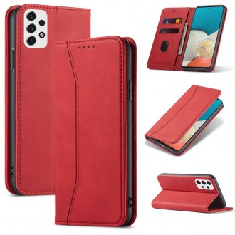 Magnet Fancy Case Case For Samsung Galaxy A53 5G Pouch Wallet Card Holder Red