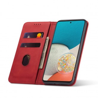 Magnet Fancy Case Case For Samsung Galaxy A53 5G Pouch Wallet Card Holder Red