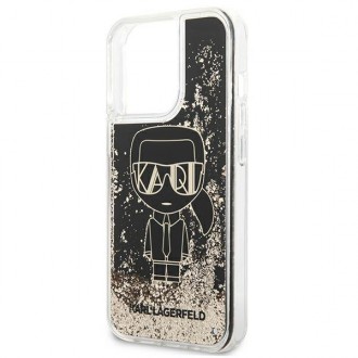 Karl Lagerfeld KLHCP13LLGGKBK iPhone 13 Pro/ 13 6,1"czarny/black hardcase Liquid Glitter Gatsby