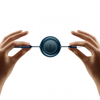 Baseus Bright Mirror 2 kabel 3v1 kabel USB Typ A - micro USB + Lightning + USB Typ C 3,5A 1,1 m modrý (CAMJ010003)