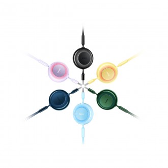 Baseus Bright Mirror 2 kabel 3v1 kabel USB Typ A - micro USB + Lightning + USB Typ C 3,5A 1,1 m modrý (CAMJ010003)