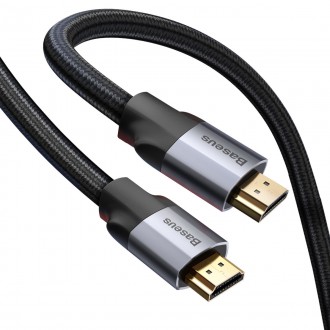 Adaptérový kabel Baseus Enjoyment Kabel HDMI 4K60Hz 0,75m tmavě šedý