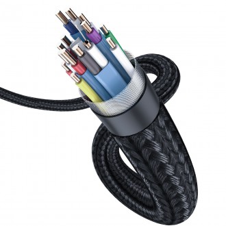 Adaptérový kabel Baseus Enjoyment Kabel HDMI 4K60Hz 0,75m tmavě šedý