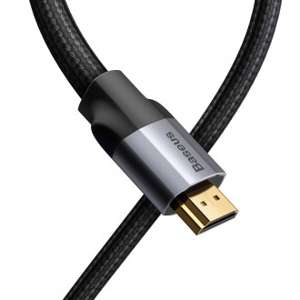 Adaptérový kabel Baseus Enjoyment Kabel HDMI 4K60Hz 0,75m tmavě šedý