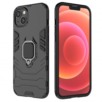 Pouzdro Ring Armor pro iPhone 14 Plus pancéřový kryt magnetický držák kroužkový černý