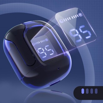 Bezdrátová sluchátka do uší Acefast TWS Bluetooth modrá (T6 safírově modrá)