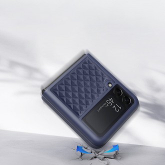 Kožené pouzdro Dux Ducis Venice pro Samsung Galaxy Z Flip 4 modré