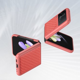 Kožené pouzdro Dux Ducis Venice pro Samsung Galaxy Z Flip 4 červené