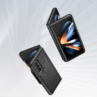 Kožené pouzdro Dux Ducis Venice pro Samsung Galaxy Z Fold 4 černé