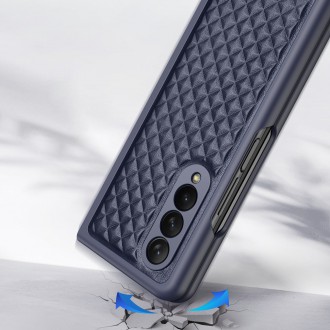 Kožené pouzdro Dux Ducis Venice pro Samsung Galaxy Z Fold 4 modré