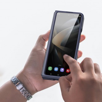 Kožené pouzdro Dux Ducis Venice pro Samsung Galaxy Z Fold 4 modré