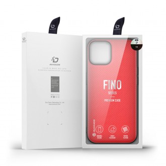 Dux Ducis Fino case cover made of nylon material iPhone 14 red