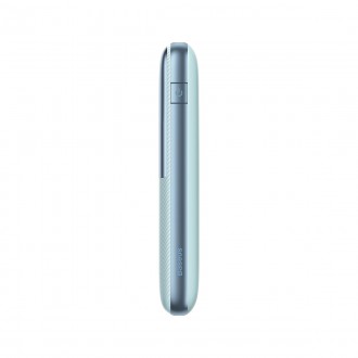 Baseus Bipow Pro Power Bank 10000mAh 20W modrá s USB Type A - USB Type C 3A 0,3m kabelem (PPBD040203)
