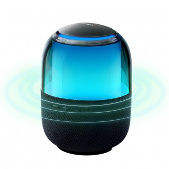 Joyroom wireless Bluetooth 5.3 RGB speaker black (JR-ML05)