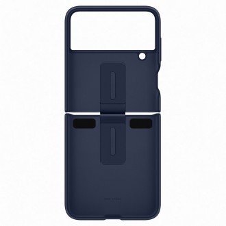 Samsung ring silicone cover case for Samsung galaxy z flip4 hanger case navy blue (ef-pf721tnegww)