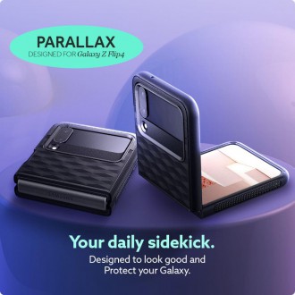 CASEOLOGY PARALLAX GALAXY WITH FLIP 4 MATTE BLACK