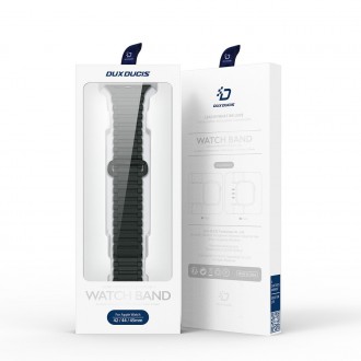 Dux Ducis Strap (Verze Armor) Řemínek pro Apple Watch SE, 8, 7, 6, 5, 4, 3, 2, 1 (41, 40, 38 mm) Magnetický silikonový náramek Zelený