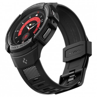 Spigen RUGGED ARMOR &quot;PRO&quot; GALAXY Watch 5 PRO (45 MM) BLACK