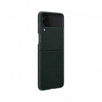 Samsung Leather Cover Phone Case for Galaxy Z Flip 3 green (EF-VF711LGEGWW)