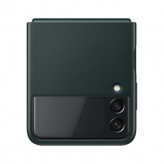 Samsung Leather Cover Phone Case for Galaxy Z Flip 3 green (EF-VF711LGEGWW)