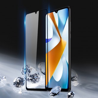 Ochranné tvrzené sklo Dux Ducis 9D pro Xiaomi Poco C40 9H s černým rámečkem