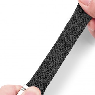 Dux Ducis Strap (verze Mixture II) Řemínek pro Apple Watch Ultra, SE, 8, 7, 6, 5, 4, 3, 2, 1 (49, 45, 44, 42 mm) Braided Band Bracelet Black