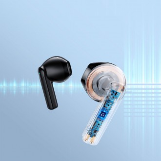 Joyroom TWS Earphones Wireless ENC Waterproof IPX4 Bluetooth 5.3 Black (JR-TL11)
